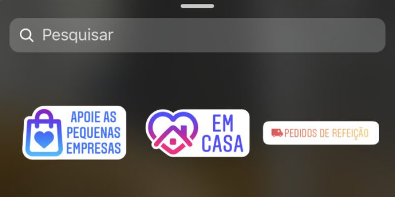 Instagram Business disponibiliza novas figurinhas para auxiliar pequenos negócios. Imagem/ Rpeordução: tecnoblog.